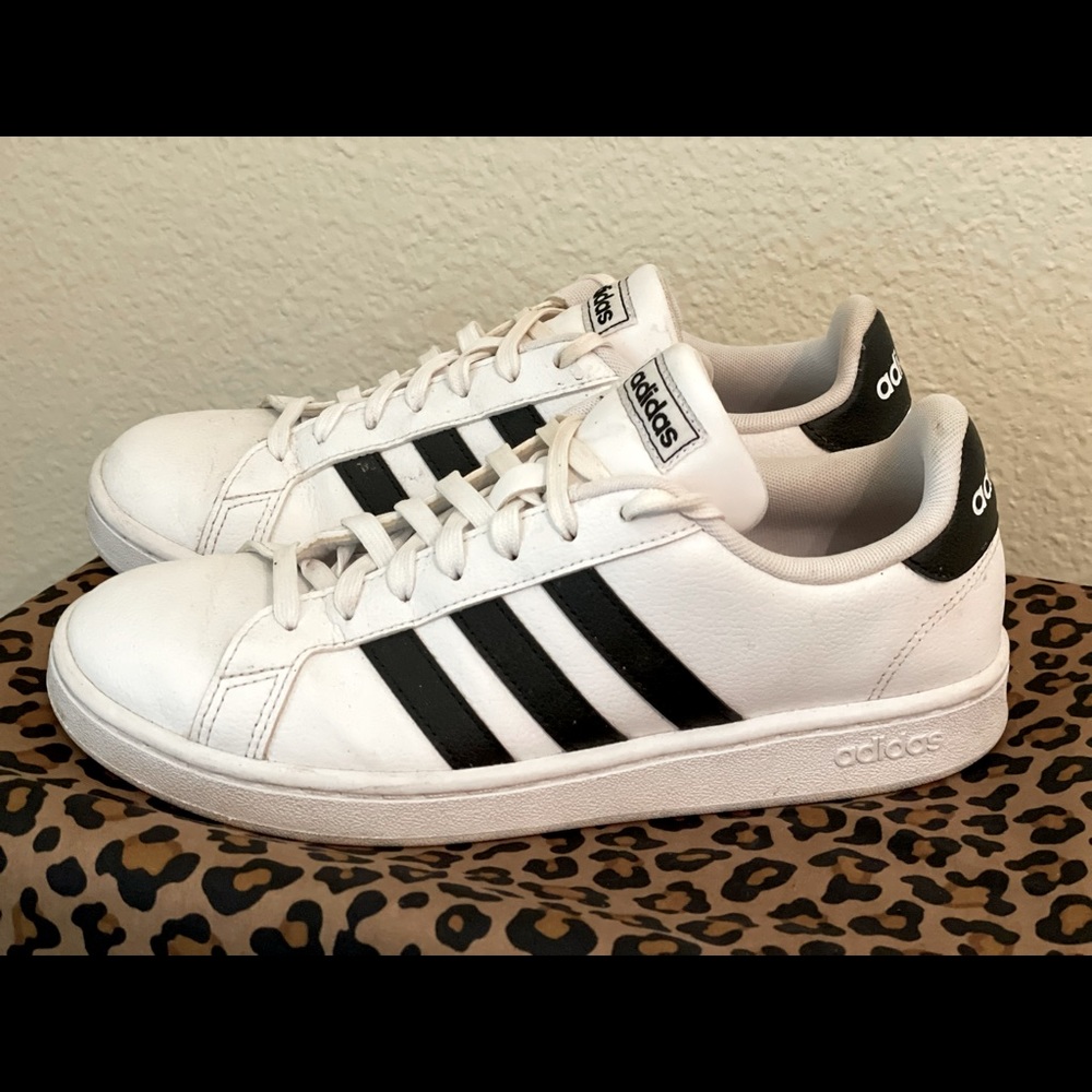 Adidas sneakers; worn a few times